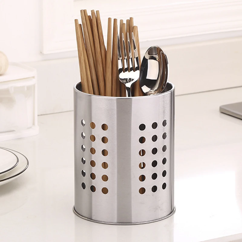 

Draining Rack Chopsticks Spoon Fork Storage Box Kitchen Tableware Cutlery Holder