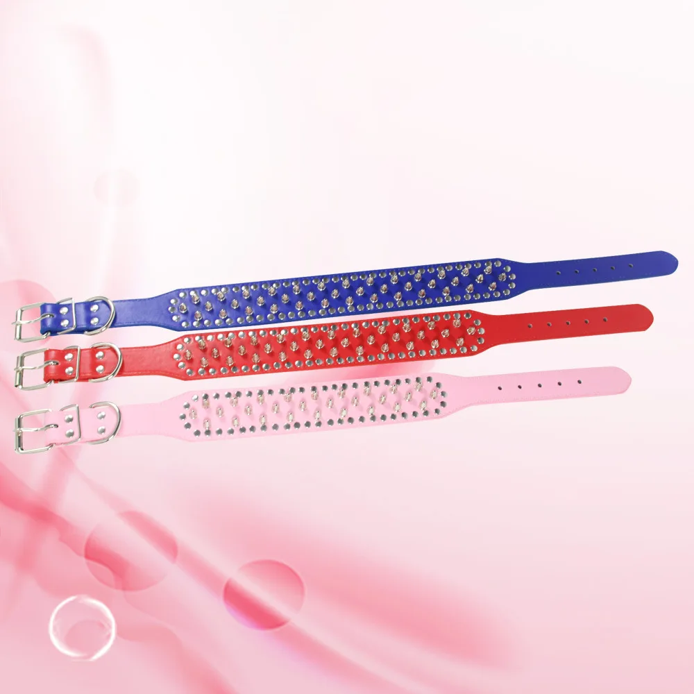 Собачий ошейник с шипами по индивидуальному заказу роскошные ремни для шеи из