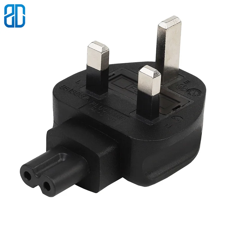 UK-C7 UK TO IEC320 C7 3Pin адаптер питания переменного тока переходник розетка дорожная