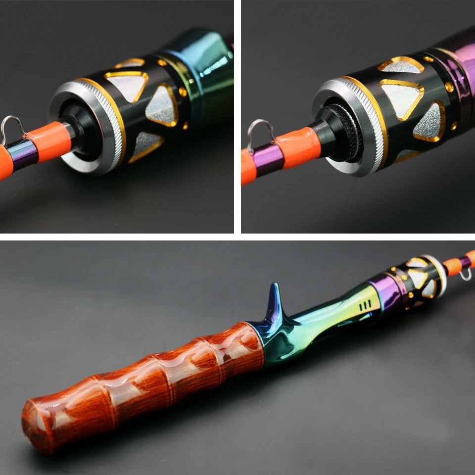 Красочное карбоновое удилище для спиннинга ul 1 68 м 3-7 г ультралегкие удилища