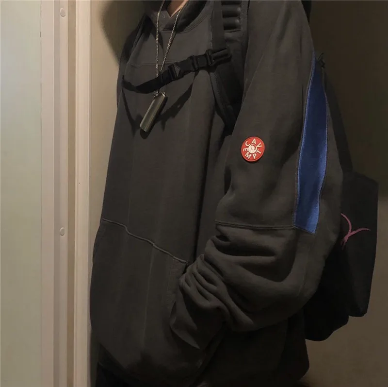 Синяя лента, CAV, EMPT C. E19AW, худи с капюшоном, Ретро стиль, стирается, для пожилых мужчин и женщин, 1:1, высокое качество, CAV, Empt, CAV, EMP, толстовка с капюшоном