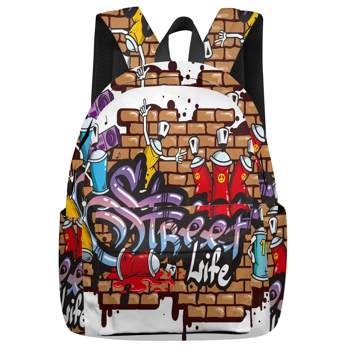 WHEREISART граффити художественные рюкзаки Внутренняя Рамка спортивный рюкзак обувь