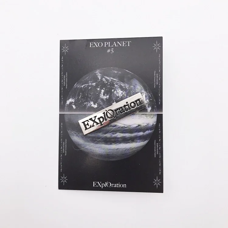 Металлическая брошь EXO PLANET #5 значок для сумки галстука булавка аксессуары