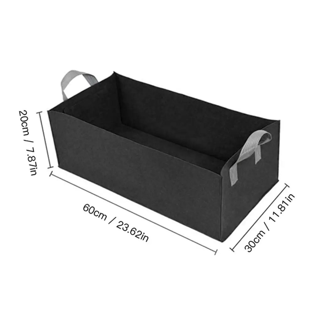 

Growing Bag Fabric Raised Garden Bed Square Garden Yard Flower Vegetable Plant Flower Planting Bag Planter Pot