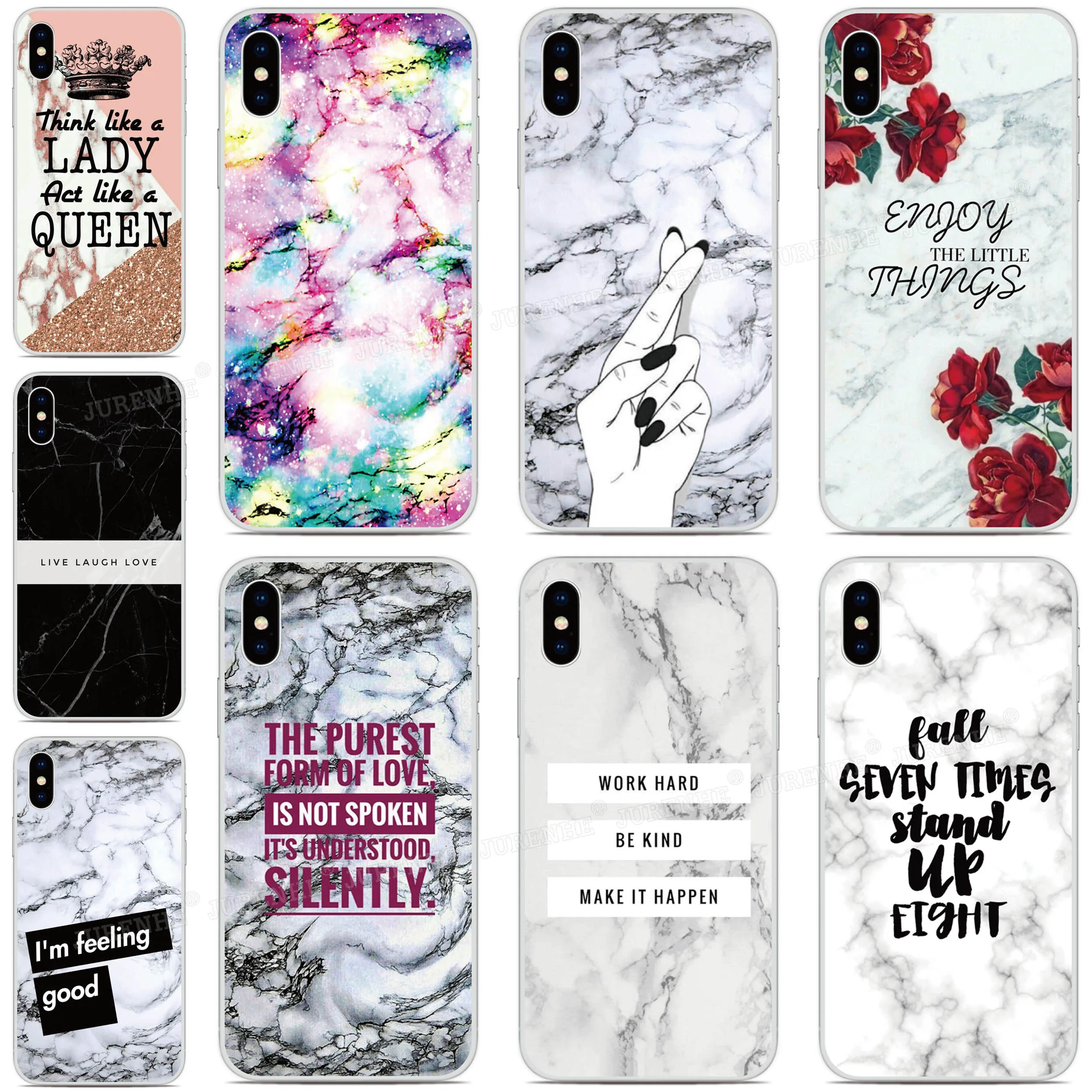 

Marble Quote Cover For ZTE Blade A7 A5 A3 L8 2019 2020 Axon 11 SE 10 Pro 5G A7s V10 V2020 Vita 20 Smart Libero S10 Phone Case