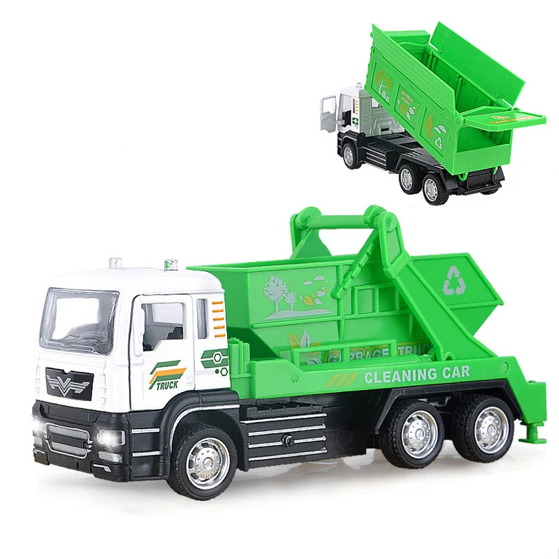 

1:55 автомобиль из сплава, детский мусоровоз, игрушка, имитация мусора, мусорный грузовик, уборка, модель автомобиля для санитарии, ролевые подарки TY0486