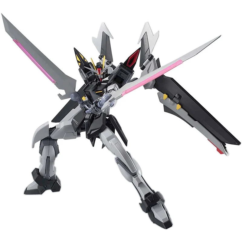 Аниме Gaogao HG 1/144 GAT-X105E + AQM/E-X09S Strike Noir Gundam популярная детская игрушка экшн-фигурка