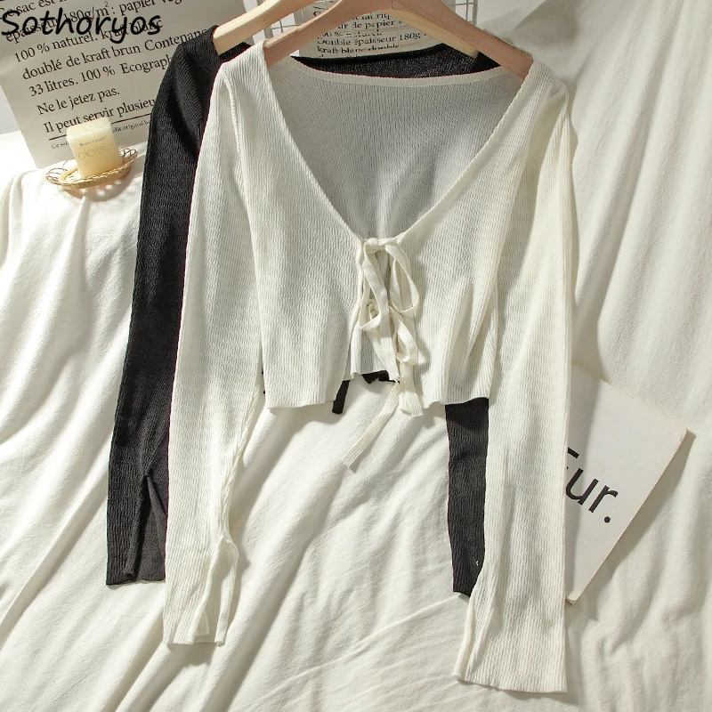 Женские кардиганы с v-образным вырезом на шнуровке модная женская обувь шнурках
