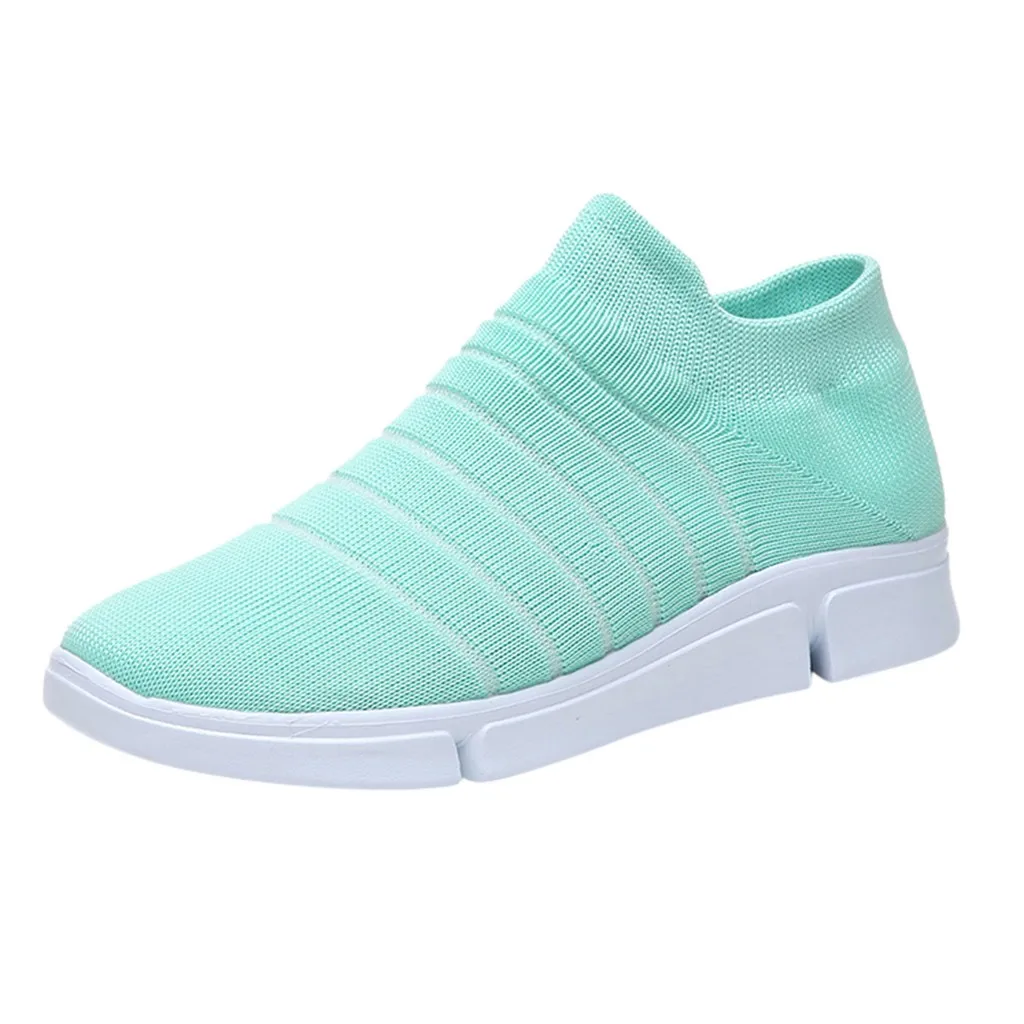 Mint Green Новинка года; Женская теннисная обувь; летняя прохладная дышащая Спортивная обувь; мягкая удобная обувь; слипоны;# G4 - Цвет: Mint Green