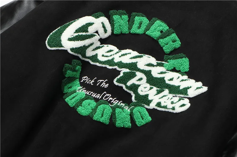 

Hip Hop Baseball Men Patchwork Chamois Suede Women Thick Couple Winter Streetwear Harajuku College Bomber Jacket Coat