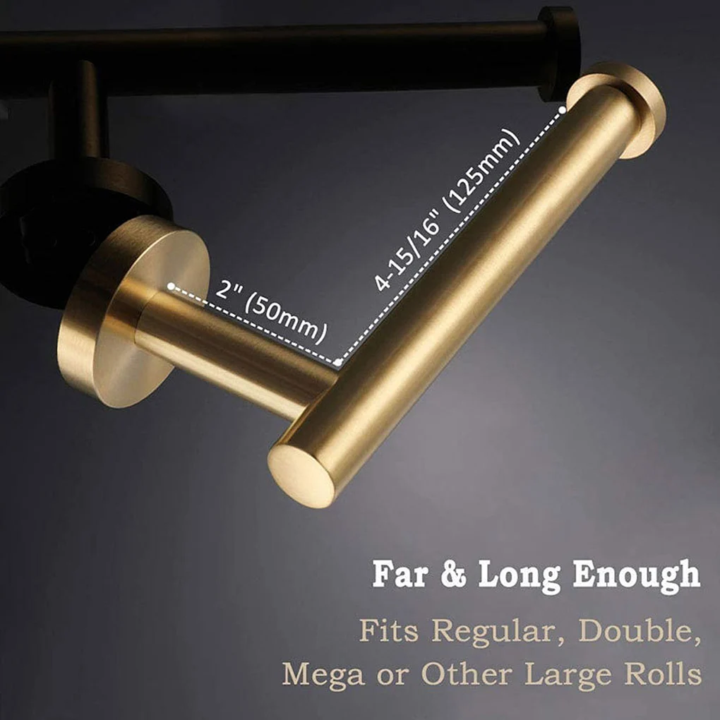 

Toilet Roll Paper Holder Towel Stainless Steel Storage Rack Hanging Shelf For Kitchen Bathroom Paper Holders Tissue Accessories