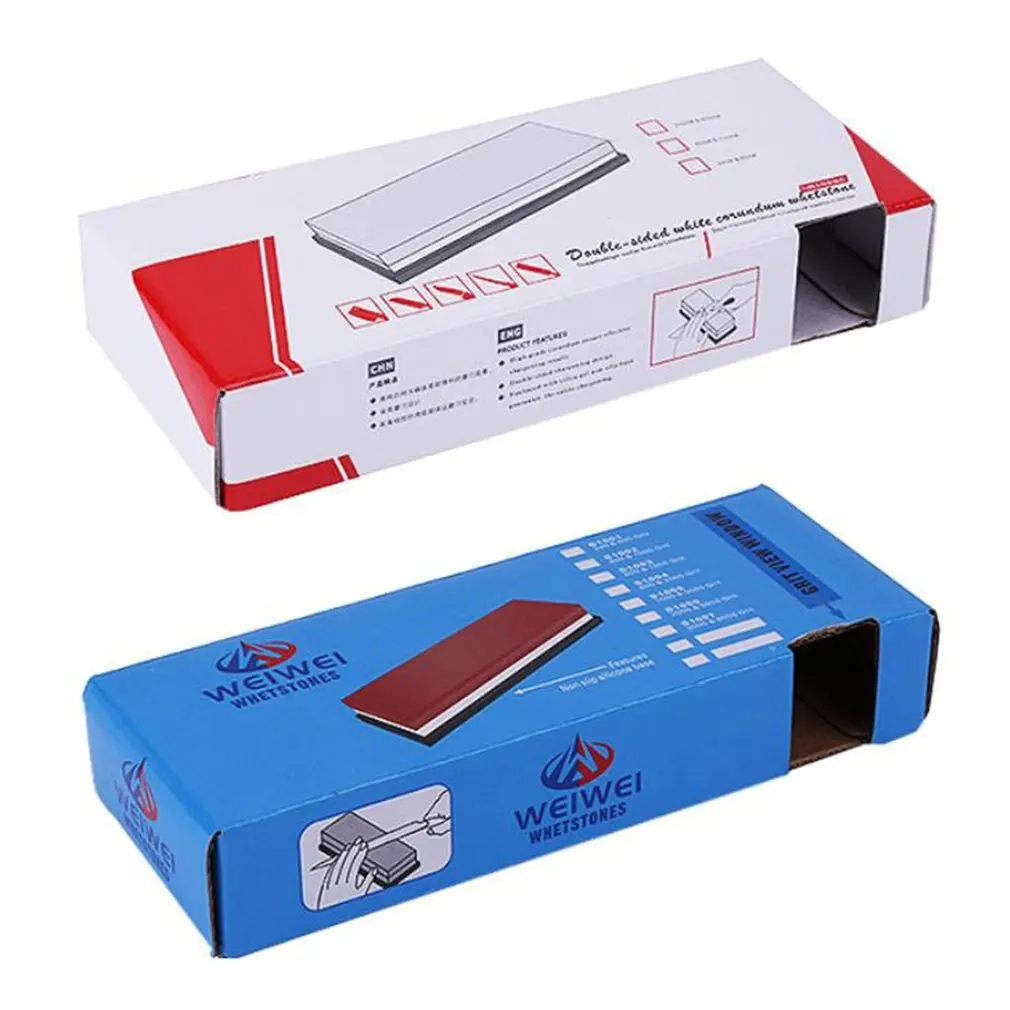 

Household 2 in 1 Knife Sharpener Whetstone Sharpening Stones Grinding Stone With Silicone Base Kitchen Tool