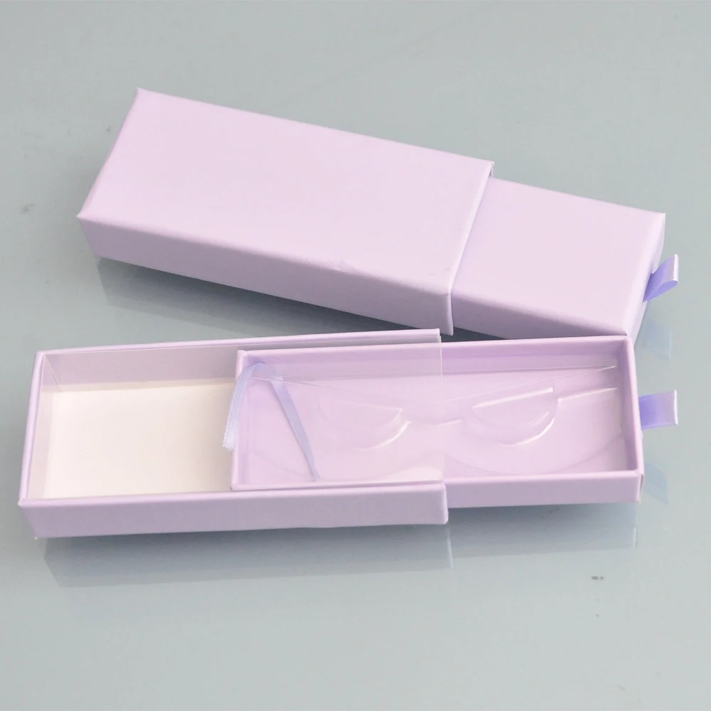 

Wholesale Eyelashes Package Eyelash Packaging Box Lash Boxes custom logo Faux Cils False 3d Mink Lashes Drawer Case Bulk Vendors