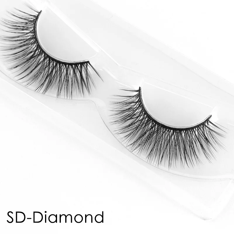 Густые натуральные накладные ресницы ручной работы имитация норки 3D мягкое