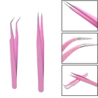 Пинцет с черным покрытием, 12 см