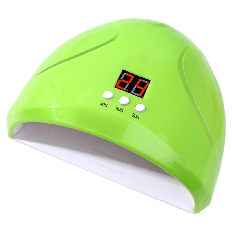 LED Nail Dryer UV Nail Lamp, Used For Nail Polish Gel, Can Cures UV Gel Nail Art Tools With Auto-Sensing LCD Display
