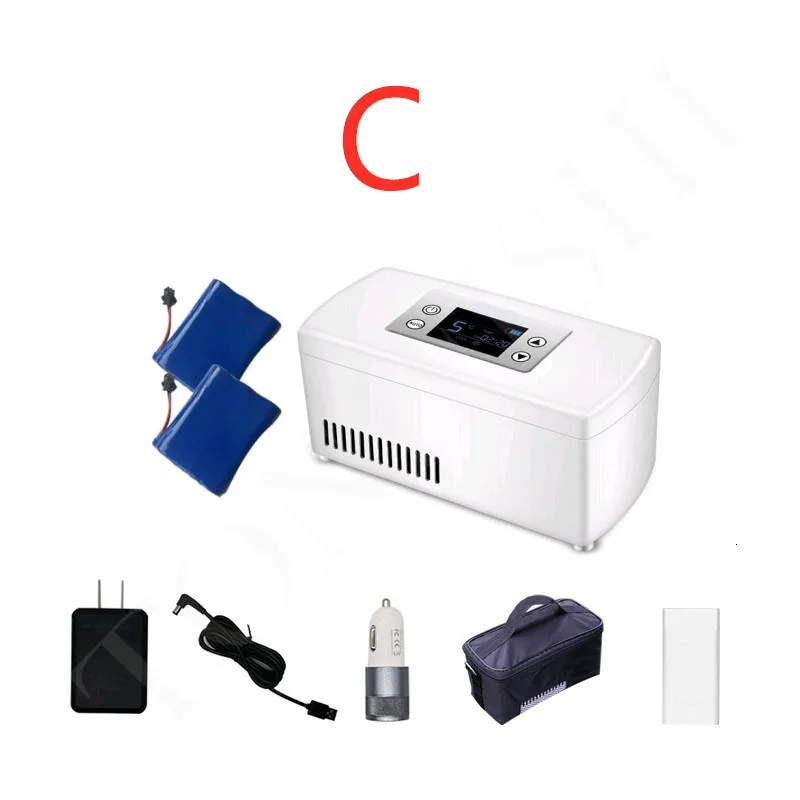 Инсулиновый охлаждаемый контейнер портативный небольшой Холодильный