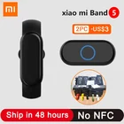 Спортивный смарт-браслет Xiaomi Mi Band 5, умные часы с пульсометром, фитнес-браслет для йоги, Mi Band 4 5 с большим временем работы в режиме ожидания, глобальная версия, 2020
