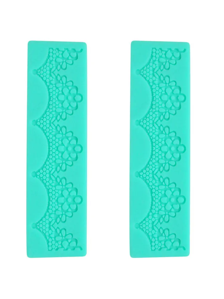 2 шт. силиконовая кружевная форма для украшения тортов|Формы тортов| |