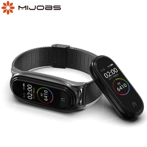 Ремешок для фитнес-браслета Xiaomi Mi Band 6, металлический браслет для смарт-часов Xiaomi Mi Band 3 4 5 6