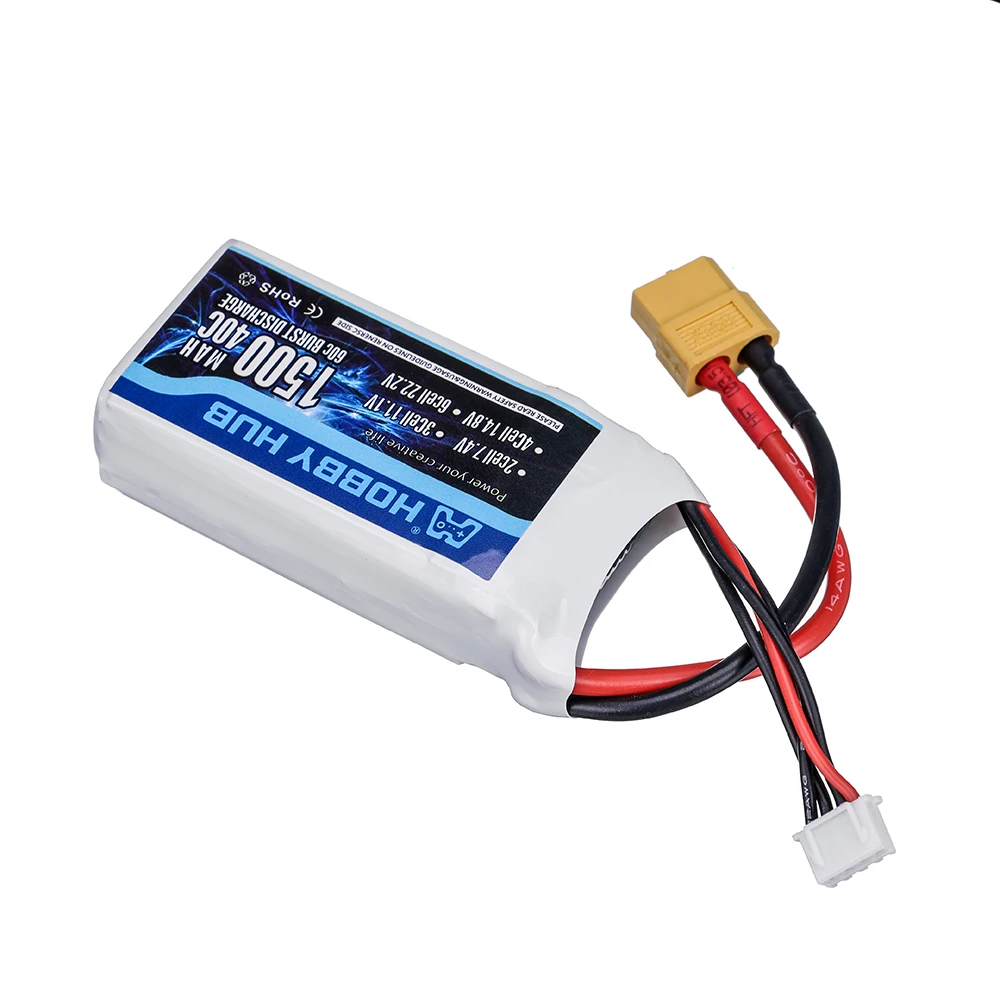 Аккумулятор Lipo 3S 11 1 В 1500 мАч 40c для радиоуправляемой машинки лодки дрона запасные