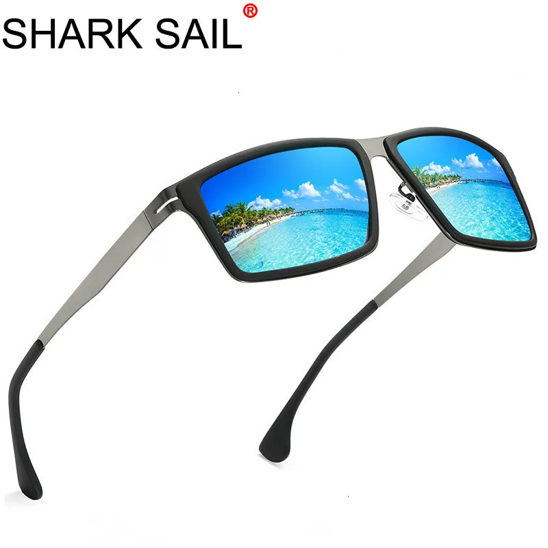 Солнцезащитные очки SHARK SAIL ультралегкие поляризационные в квадратном стиле для