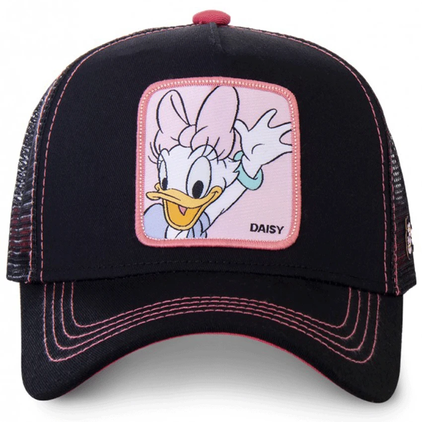 Брендовая черная бейсболка Disney с Микки сеткой летняя для женщин и мужчин