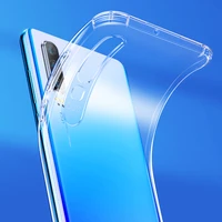 fine hole shockproof silicone funda for huawei p40 lite pro case 4 corners thickened covers transparent protection phone case