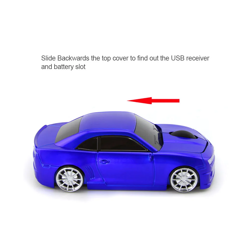 Беспроводная мини-мышь классный дизайн автомобиля маленькая креативная USB