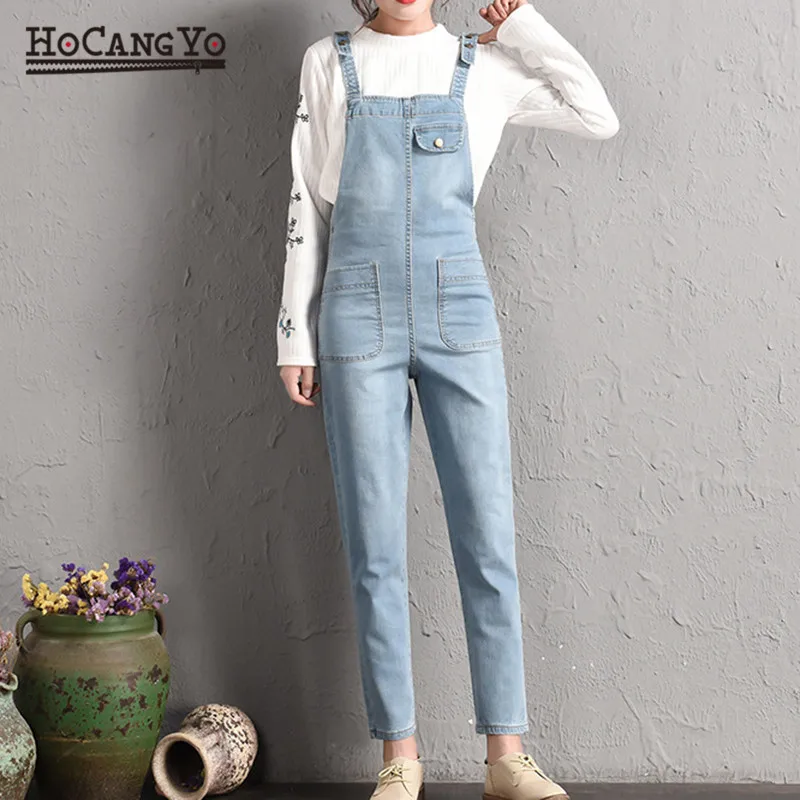 Модный женский комбинезон с открытой спиной размера плюс 6XL элегантный джинсовый