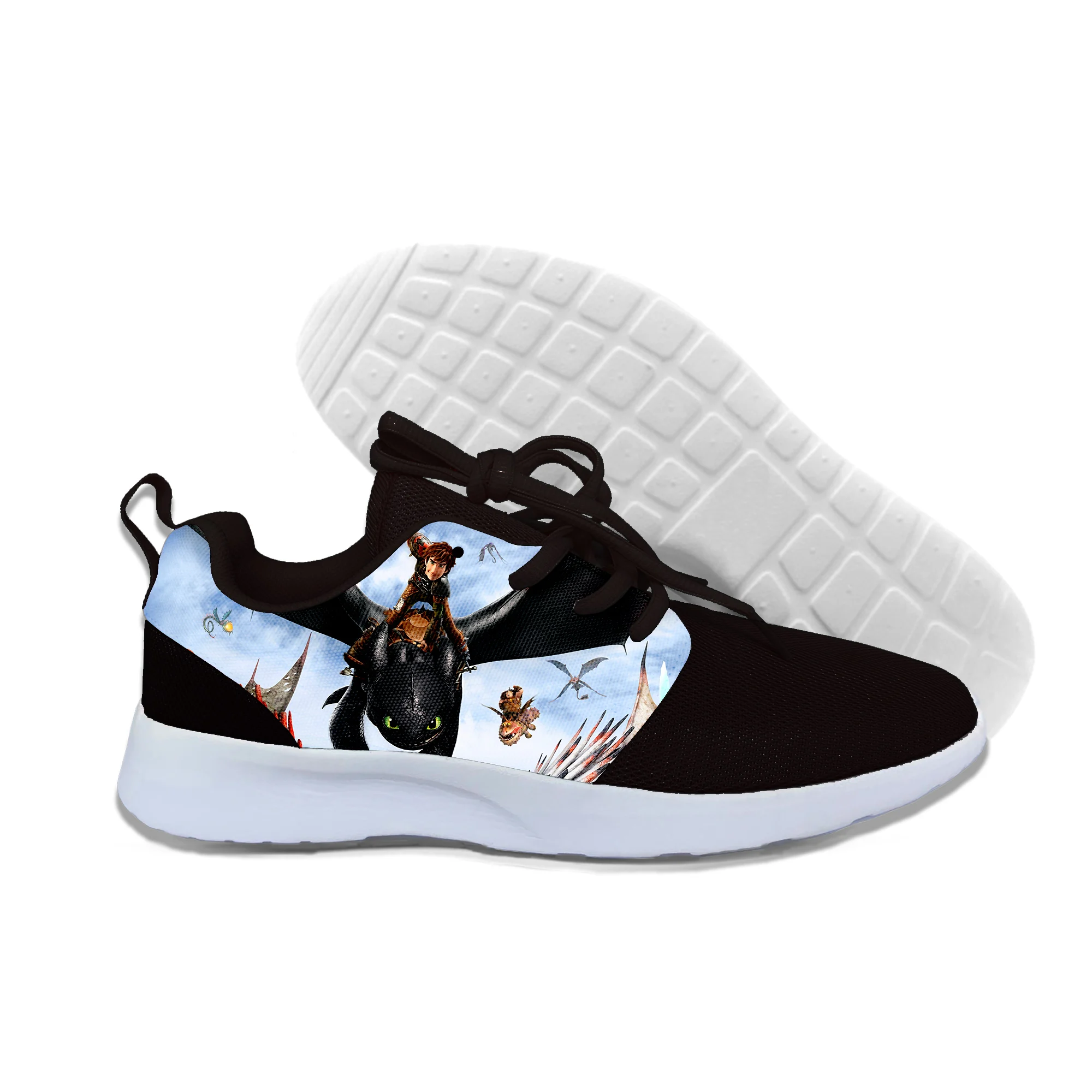 2019 Горячая Мода Как приручить дракона 3D повседневная обувь для мужчин/женщин