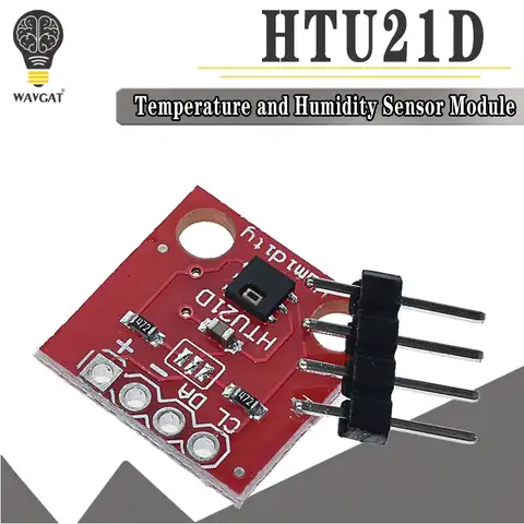 Датчик температуры и влажности GY-213V-HTU21D HTU21D I2C, модуль SHT21 SI7021 HDC1080