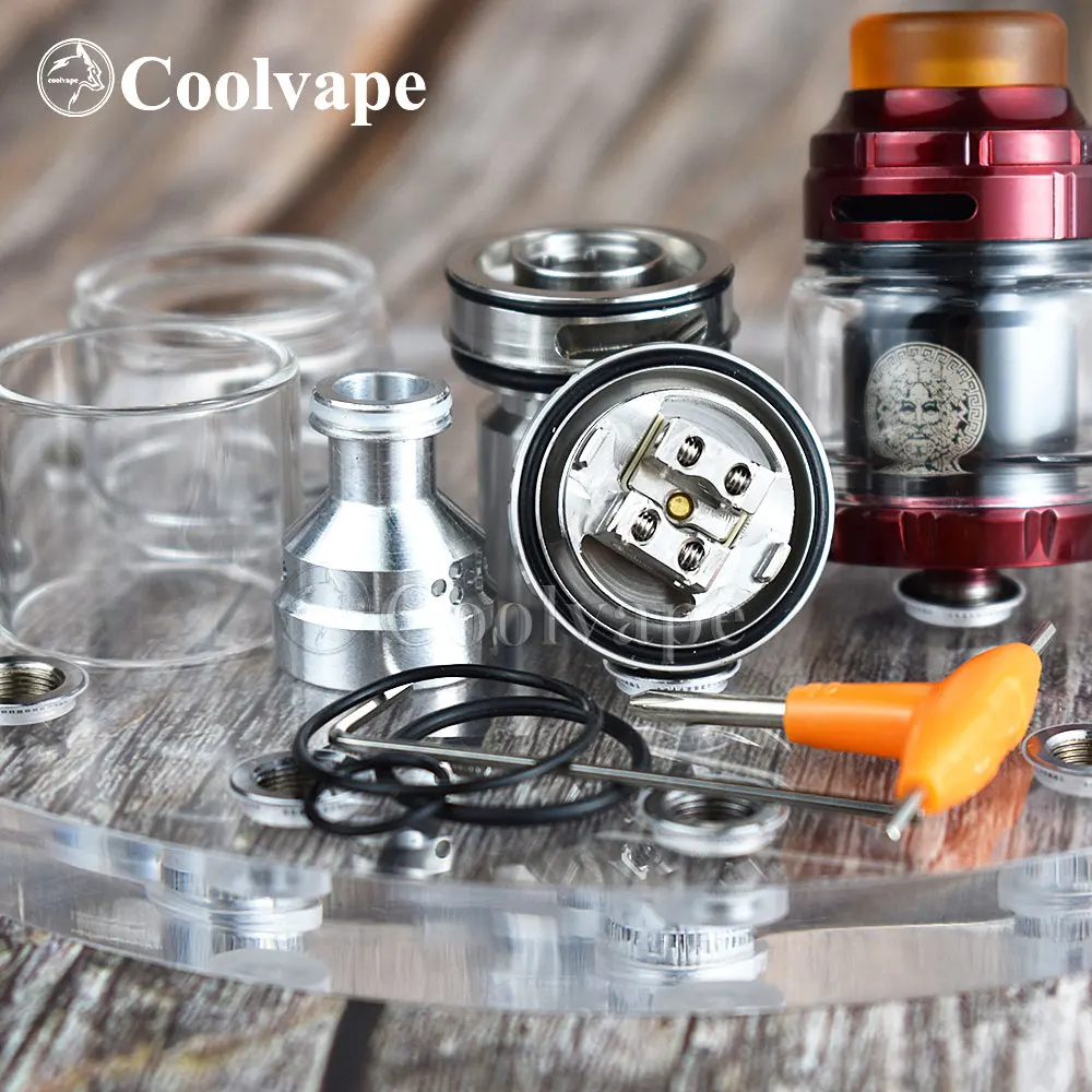 coolvape Zeus RTA Atomizer 3.5ml 4.5ml 510 thread vape tank with vaporizer rta rebuildable e cigatomizer vs X mesh | Электроника