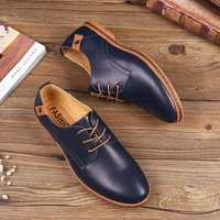sneakers men shoes 2020 new fashion solid pu leather man shoes business lace up mans footwear lace up casual shoes men n0 04
