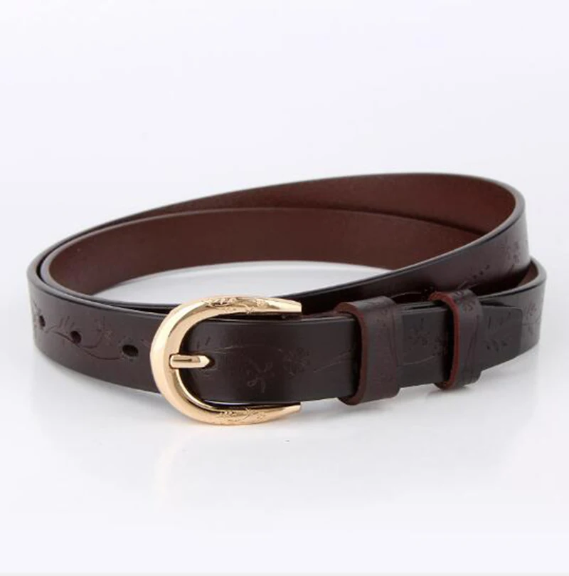 WXJ женские ремни коровья натуральная кожа ремень хорошего качества Сплав булавка