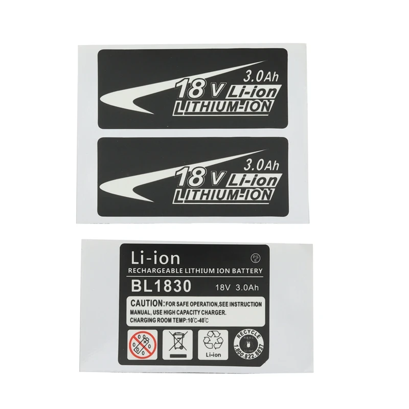 10 Sets of BL1830 Label Lithium Ion Battery 18V Sticker Suitable for Makita Logo | Инструменты