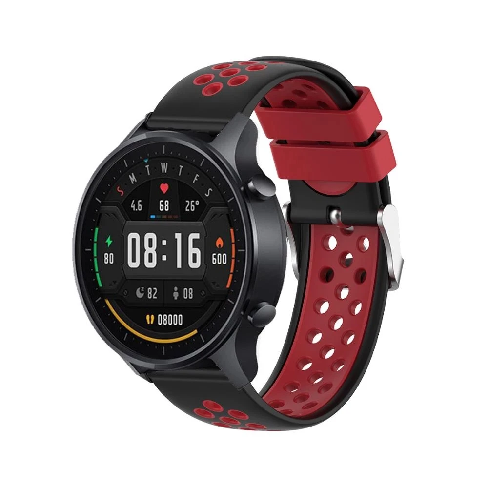 Спортивный силиконовый ремешок для часов Xiaomi Mi сменный цветной 22 мм Huami Amazfit Pace