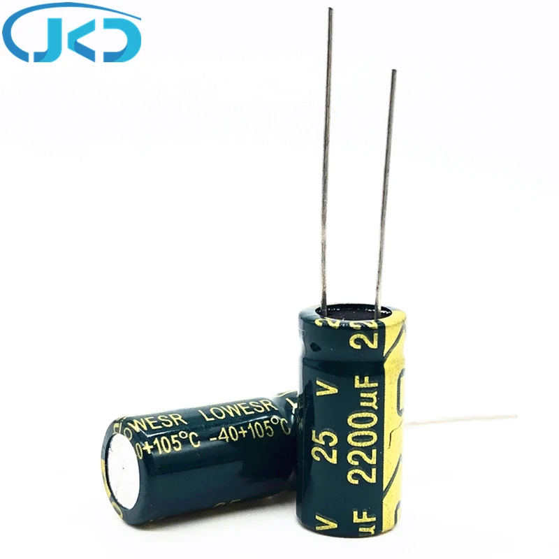 

10pcs/lot 25v 2200uf 10*20mm high-frequency low-impedance aluminum electrolytic capacitor 2200uf 25v 25v2200uf 20%