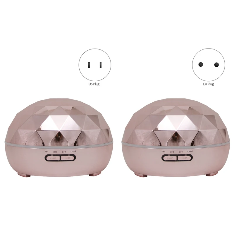 

Aroma Diffuser Essential Oil Electroplated Air Humidifier Fogger Mist Maker 7 Color Light Change for Home Decor