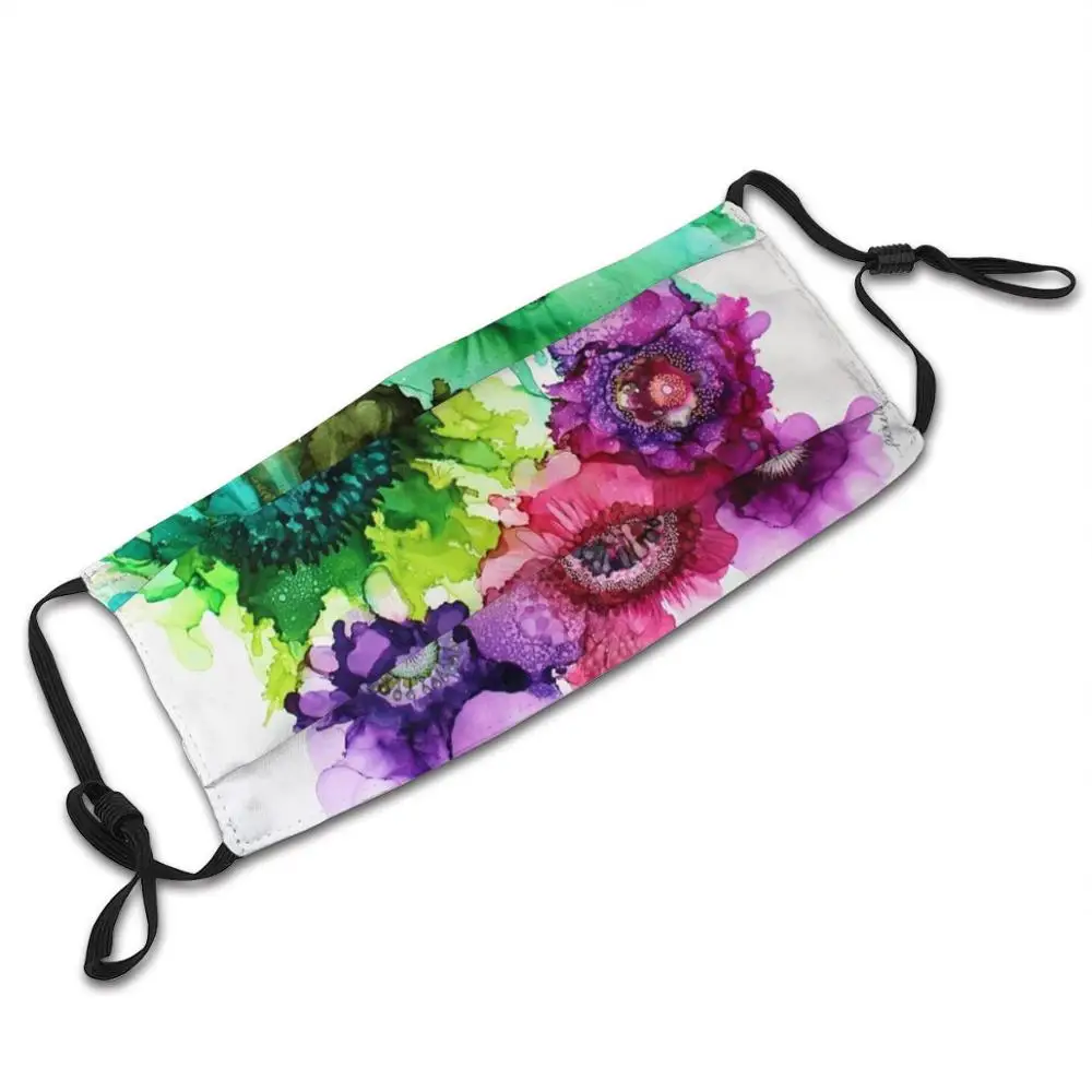 

Timeless Custom Design Face Mask Anti Dust Filter Diy Print Washable For Adult Kids Flower Timeless Garden Spring