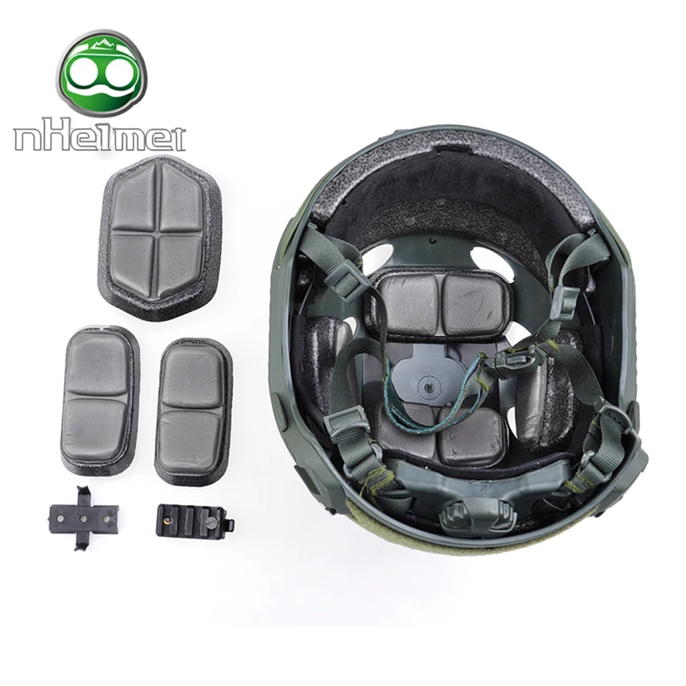 

nHelmet Airsoft Tactical FAST Helmet PJ Standard Type Outdoor CS Wargame Shooting Hunting Accessories Helmet Protect Equipment