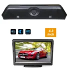 Для Iveco ежедневный VI 6 2015-2019,Misayaee HD стосветильник камера + 4,3 ''монитор Стоп светильник s камера заднего вида камера ночного видения