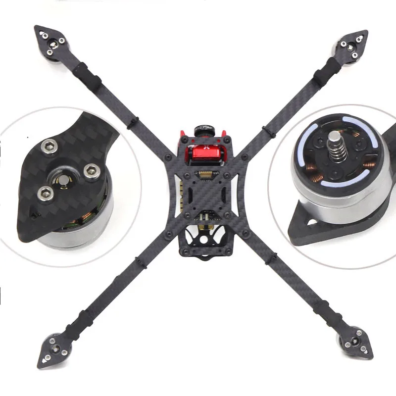 

HSKRC X328 Frame Kit Replacement 5mm Carbon Fiber Arm DIY Parts