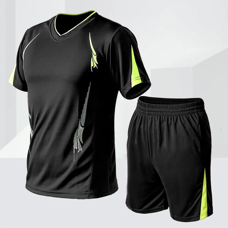 

Plus Size M~9XL Casual Men Sets Summer Tops & Shorts Mens T Shirts+Shorts Tracksuit Male Quick Dry Sports Suit Jogger Tracksuits
