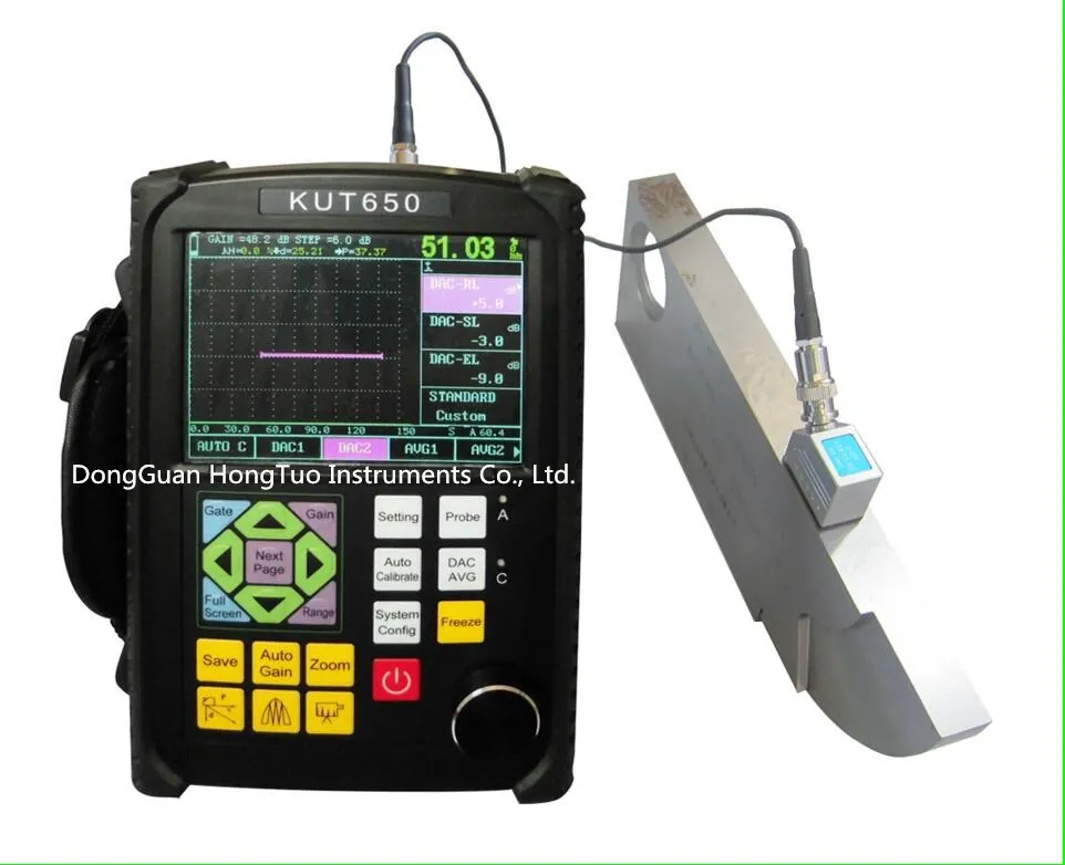 

KUT-650 Professional Portable Ultrasonic Flaw Detector