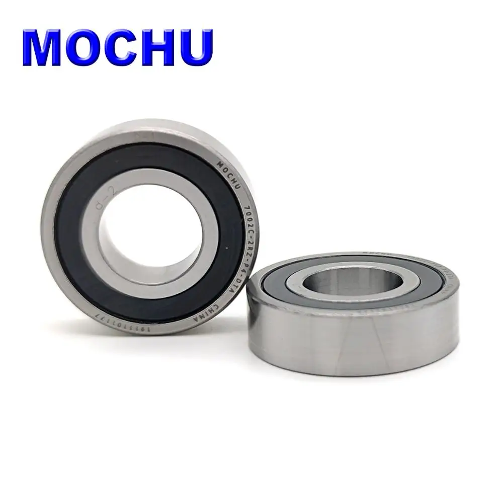 1 пара MOCHU 7002 7002C 2RZ P4 DT A 15x32x9 15x32x18 герметичные Угловые контактные подшипники