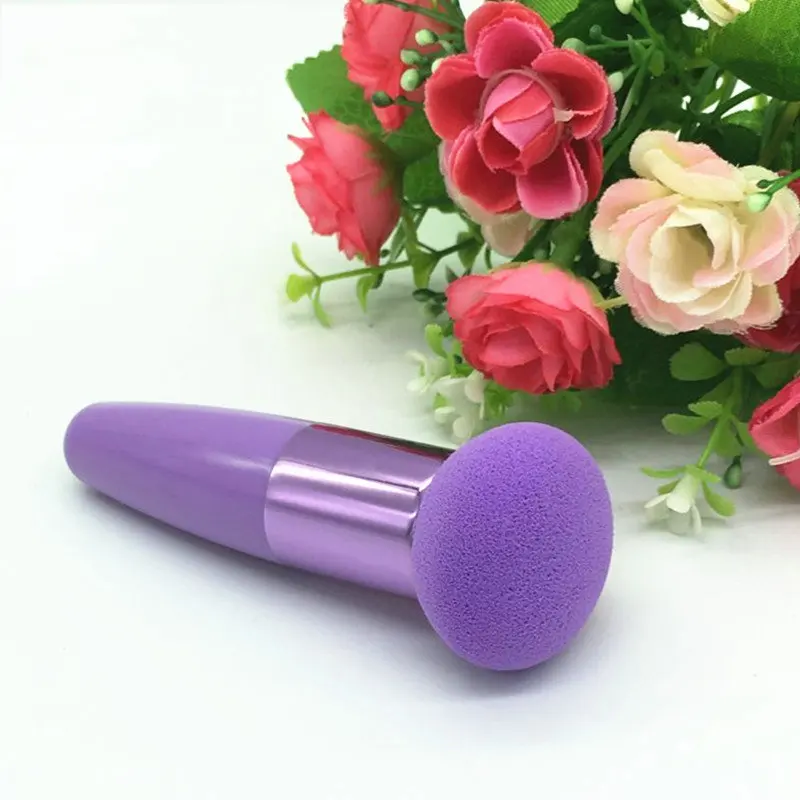 Косметическая пуховка кисть для пудры милая губка в форме гриба макияжа основы