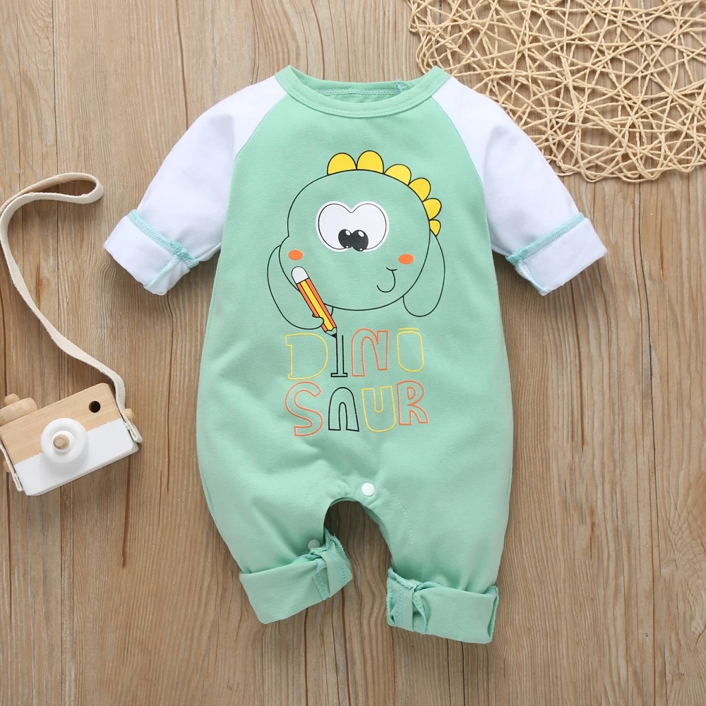 Для младенцев для новорожденных маленьких мальчиков и девочек с принтом