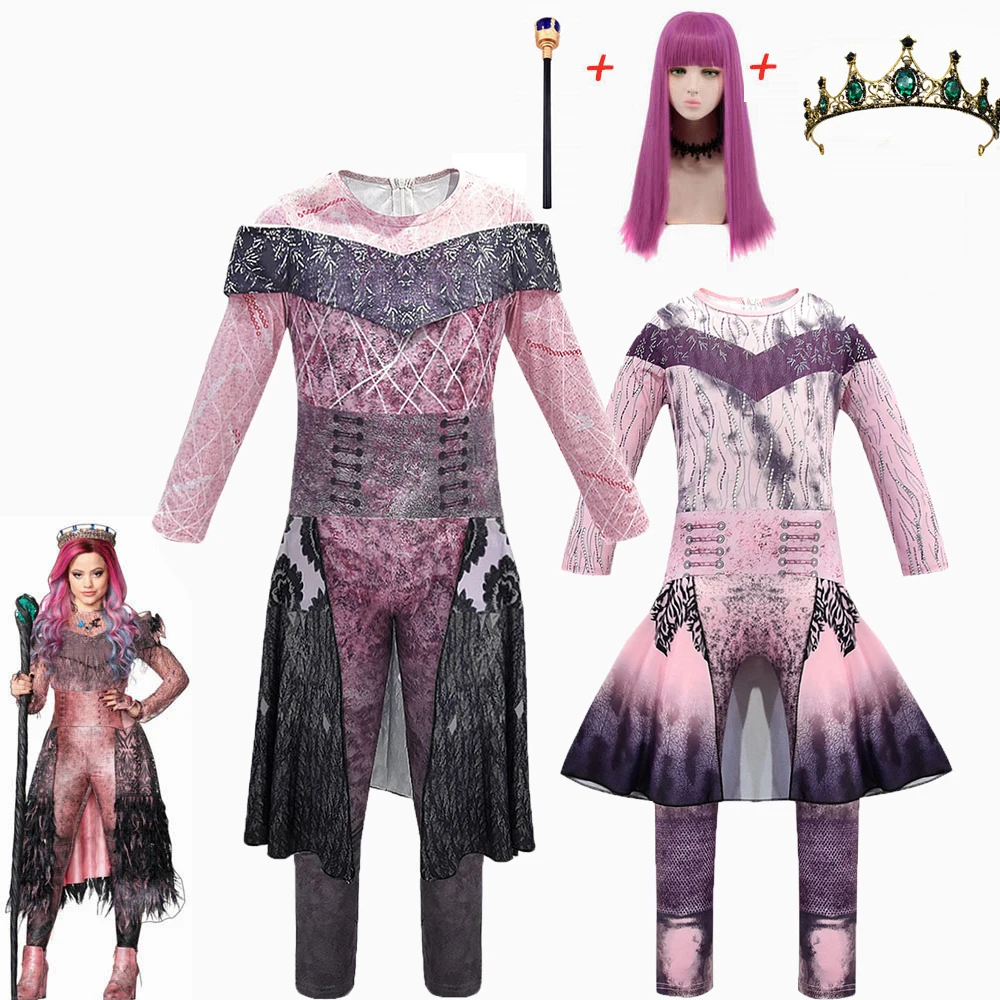 Костюмы для Хэллоуина девочек Розовые Одри маскарадвечерние женщин наряды Эви 3