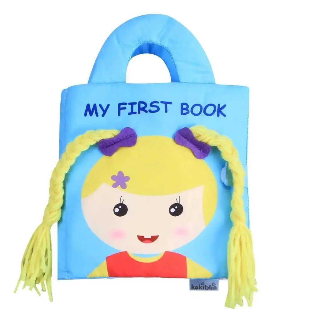 

Animal Baby Label Cloth Book God Made Me Cloth Book Newborn Blessing Puzzle Enlightenment Early Education Book for kids